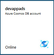 2020-COSMOSDB-DASHBOARD PIN