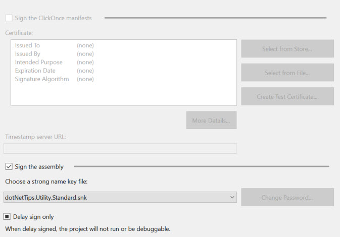 VS 2019-SIGNING INFORMATION