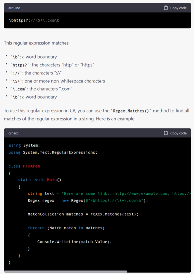 REGEX-SOURCE GENERATOR-CHATGPT